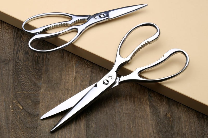 Yoshihiro All Stainless Steel Pull-Apart Japanese Kitchen Shears/Scissors 8.25 Inch (210mm) - Made in Japan - Image 5